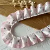 Cielo Estrellado Lunares Encaje Adorno Accesorios Bolso Colgante Corazón Materiales Hechos a Mano DIY Ropa de Muñeca Decoración Estrella de Cinco Puntas Cinta