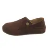 Sapatos Birkenstock de Couro Macio Dupla Utilização Feminino 2026 Outono Novo Estilo Versátil Casual Preguiçoso Mocassins Slip-ons Sapatilhas Birkenstock Feminino