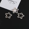 Pendientes colgantes de gota de agua con diseño de amor, estilo ins, hechos a mano, con perlas francesas, accesorios de joyería