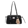 Bolso de Mano Retro Transfronterizo para Mujer 2025 Invierno Nuevo de Alta Calidad Lujo Ligero Patchwork Bolso de Hombro Axila