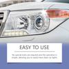 HOMONTH - Líquido reparador de faros de coche, cuidado de lámparas de coche, eliminación de polvo, abrillantador, limpieza, descontaminación, pulido, renovación, limpiador