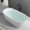 Bañera Aislada de Doble Capa, de Acrílico, Independiente, Estilo Europeo, para Uso Doméstico, Casas de Huéspedes, Hoteles y Salones de Belleza, Adecuada para Apartamentos Pequeños y Adultos
