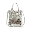 Bolso Cruzado de Lentejuelas de Alta Apariencia para Mujer 2026 Nuevo Modelo Bolso de Hombro para el Trabajo Moderno Elegante