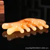 Pente de Massagem Meridianos de Cinco Dentes, Pente de Massagem de Pontos de Acupuntura com Cabeça de Dentes Grandes de Resina, Pente Pequeno de Golfinho de Cinco Garras para Alívio do Estresse para Cuidados com a Saúde