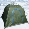 Tienda de Pesca en Hielo Resistente Directa de Fábrica Completamente Aislada Cabaña de Pesca en Hielo de Invierno Refugio de Hielo Portátil Personalizable con Entrada para Estufa