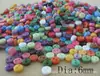 Atacado a Pronta Entrega Botões de Resina Coloridos Mistos Cor de Doce Botões para Roupas Infantis Botões para Artesanato DIY Roupas