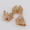Herrajes Yufeng Accesorios de Joyería DIY Cobre Mariposa de Doble Cara Agujero Recto Horquilla Adorno para el Cabello Material para Aretes Colgante