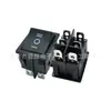 Interruptor Certificado ETL KCD4 Doble Tarjeta 16A 6 Pines 3 Velocidades Pin de Cobre Equipo Industrial Interruptor Basculante Forma de Barco