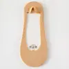 Meias Cano Curto Invisíveis de Seda Gelada de Verão para Mulheres Finas Baixo Corte Respiráveis Absorventes de Suor Antiderrapantes Calcanhar Anti-Deslizante Versáteis Estilo de Verão para Mulheres