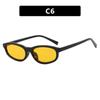 Gafas de Sol Distintivas de Montura Pequeña Gafas de Sol del Mismo Estilo de Celebridad de Internet 2024 Nuevas Gafas de Sol con Sentido Avanzado para Adelgazar el Rostro Redondo