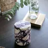 Novo favorito em armazenamento doméstico de luxo leve Pedra pode ser usada como porta-velas de aromaterapia, porta-joias ou ornamento de mesa Bulgari Roxo Três