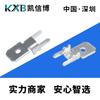 Terminal de cableado fijo enchufable de 6.3 para soldar en PCB, chip de soldadura para placa de circuito impreso, inserción anti-reversa, enchufe de 2 pines