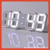 Reloj Digital LED 3D Inteligente Reloj Despertador Electrónico Transfronterizo Reloj de Pared para Sala de Estar Temperatura Interior