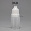 Frasco Conta-gotas Pequeno de Plástico com Tampa Anti-roubo e Ponta de Squeeze 5ml Dispenser de Líquido Frasco para Colírio 5ml