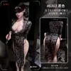 Feimu & Miji Lingerie Sexy Decote Profundo Cintura Alta Fenda Reveladora de Quadril Renda Transparente Vestido Longo Sexy Pura Desejo Camisola 6363