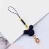 Mi Hizaki Cabeza Tricolor Lindo Dibujo Animado Bolso de Cadena Accesorios para Teléfono Móvil Uso Colgante Personalizado Creativo Colgante Colgante de Mickey Mouse