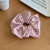 Scrunchie Dulce de Lunares Morado y Rosa Simple a Cuadros Coletero Lazo para el Cabello Versátil Banda para el Cabello a Rayas Accesorio para el Cabello para Mujeres