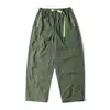 Yidao Vintage Outono 2026 Novo Estilo Série Montanha Cor Exterior Bloco de Cores Fecho de Botão Linha Solta Casual Esportes de Caminhada Calças de Trabalho