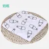 Muselina algodón gasa manta envolvente para envolver bebé toalla de swaddling manta de verano manta fina gasa toalla de baño envolvente sin agente fluorescente