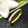 Edición Alta Nuevo Pulsera Abierta de Doble Fila Incrustada con Diamantes de Gipsófila Lujo Ligero Temperamento de Gama Alta Pulsera de Moda Exagerada