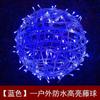 Bola de luz LED de ratán de colores para colgar en el árbol, luminosa, resistente a la lluvia, para exteriores, paisaje, gran cadena de luces, decoración navideña