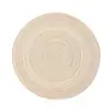 Manteles individuales y posavasos redondos tejidos, aislantes del calor y antideslizantes, tapetes de mesa de comedor estilo ins para el hogar, tapetes de plato y tapetes para tazón de gasa de algodón de color sólido