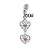 Traje de Gatte con circonita, corazón, luna, mariposa, perforado, falso anillo para ombligo, clavo, clip para ombligo, joyería, pendientes, clip para oreja