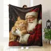 Bestseller Amazon transfronteiriço: Manta de flanela com estampa de bruxa e fantasma de Halloween para festas de abóboras e feriados de Natal