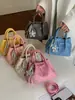 Bolso tipo cubo de moda transfronterizo estilo coreano para mujer, nuevo modelo de verano 2026, bolso de mano de alto valor, bolso pequeño de hombro y cruzado