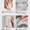 Estante de Almacenamiento de Pared para Baño, Instalación sin Taladro, Adecuado para Inodoro, Ducha, Lavabo y Estanterías de Baño