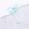 Nuevo Llavero de Cuentas DIY Llavero Metálico Colorido Colgante para Cubierta de Teléfono Móvil y Auriculares Lindo Llavero de Cuentas