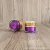 Frasco de creme pequeno com diamante de 15g, hashi, frasco secundário, presente, caixa de embalagem secundária para presente, frasco de amostra pequeno