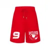 Shorts Casuais Soltos Esportivos com Estampa Digital Simples Estilo Americano para Homens, Verão Confortável Versátil Criativo Moda de Rua