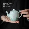 Cuenco de cerámica con juncos pintados a mano y color bajo cubierta, tetera, accesorios para la ceremonia del té, taza de degustación de té, tetera, juego de té de kung fu para el hogar