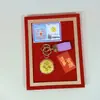 Oro Puro 999 Gama Alta Exquisito Regalo Día de San Valentín Chino 520 Paz y Alegría Princesa Por Favor Haz Galletas de la Fortuna para que Otros las Regalen Venta al por Mayor