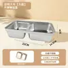 Contenedor de Acero Inoxidable para Alimentos con Compartimentos, Sellado con Tapa, Lonchera Apta para Microondas, Caja de Almacenamiento Refrigerado de Gran Capacidad, Logo Personalizable