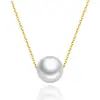 Colar de prata s925 feminino Pérola Zhao Liying mesma joia corrente clavícula ano do porco contas giratórias pedra natural joias de prata