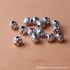 Atacado Moda Joias de Prata Tibetana Contas Espaçadoras de Lótus Contas Budistas DIY Acessórios para Pulseira Colar de Cristal 6MM8mm