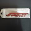 Pegatinas decorativas para carrocería trasera de metal tridimensionales estándar para modificación deportiva de rendimiento de coche en stock al por mayor