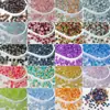 Contas de Vidro Rachado de Gelo, Contas Soltas, Pulseiras DIY Feitas à Mão, Colares, Acessórios para Roupas, Materiais