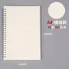Cuaderno de estudiante extra grueso, tamaño A4, diseño de cuadrícula simple, cuaderno tamaño grande B5, cuaderno de espiral rayado y cuadriculado para estudiantes de secundaria y preparatoria