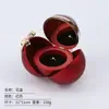 Caja de Joyería de Flores Preservadas para el Día de San Valentín Cubierta Cielo y Tierra Seis Rosas Caja de Regalo para el Día de San Valentín Chino Caja para Anillo Caja para Collar con Colgante