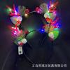 Decoración Navideña Diadema Luminosa de Astas Juguetes para Niños Suministros de Decoración Flash para Fiestas Nochevieja de Navidad Palo Luminoso