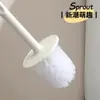 Cepillo de Inodoro con Forma de Inodoro, Cepillo de Limpieza de Inodoro de Plástico para Baño del Hogar, Cepillo de Inodoro con Mango Desmontable, Comercio Exterior Transfronterizo