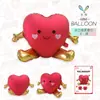Nuevo regalo base en forma de corazón para el Día de San Valentín, decoración de boda de propuesta de paloma estilo INS, globos de papel de aluminio que realzan el ambiente