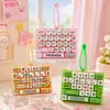 Llavero de Teclado Divertido de 26 Teclas Colgante Creativo Juguete para Aliviar el Estrés Lindos Dibujos Animados Pequeños Accesorios de Regalo Venta al por Mayor