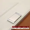 Puxador de Liga de Zinco Sólida com Acabamento Escovado, Puxador Moderno Minimalista Espessado Longo para Gaveta, Guarda-roupa, Porta de Armário 96, Venda Direta de Fábrica