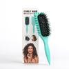 Peine Popular Transfronterizo de Paja de Trigo con Rebote Cepillo para Rizos con el Mismo Peine para Rizos Definición Peine para Estilizar Cerdas de Cerdo Peine de Peluquería