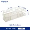 Tubo de Centrífuga de Laboratorio Tubo Dispensador de Granos de Café Plástico PP 25/50ml 100ml Botella Dispensadora de Pie con Soporte