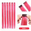 Extensões de Cabelo de Uma Peça Penduradas na Orelha com Mechas Brilhantes, Presilhas Pequenas, Fios Dourados e Prateados para Cobrir Cabelos Grisalhos, Extensões de Cabelo Coloridas, Lurex